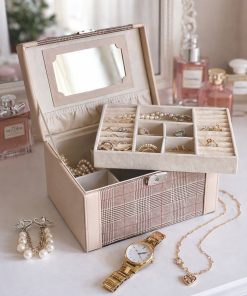 Alternative view of جا جواهری دوطبقه طرح چهارخونه کد :G115670