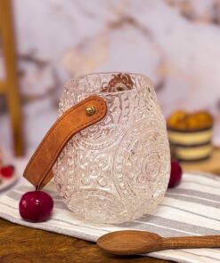 گلدون یا جاقاشقی دسته چرمی