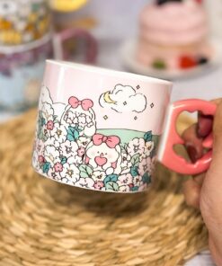 ماگ خرگوش بازیگوش دسته رنگی