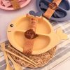ظرف غذا کودک بامبو مدل نهنگ کد 1181-lch