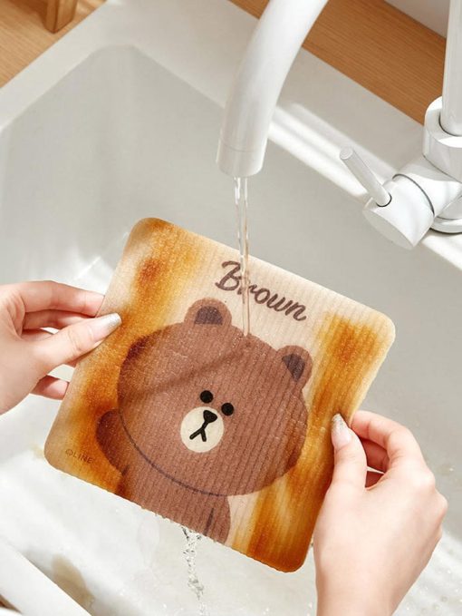 دستمال آشپزخانه تدی (LINE FRIENDS) کدC111207