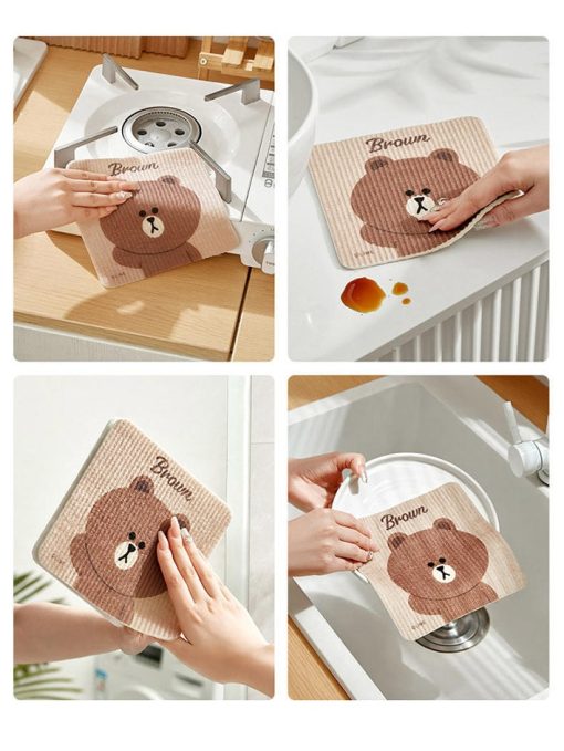 دستمال آشپزخانه تدی (LINE FRIENDS) کدC111207