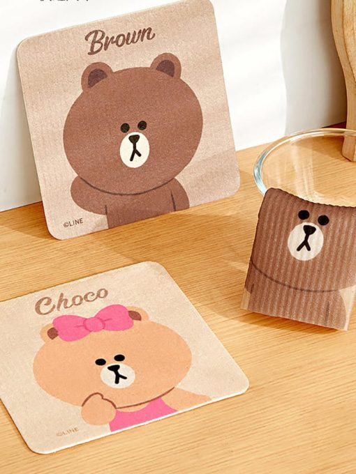 دستمال آشپزخانه تدی (LINE FRIENDS) کدC111207