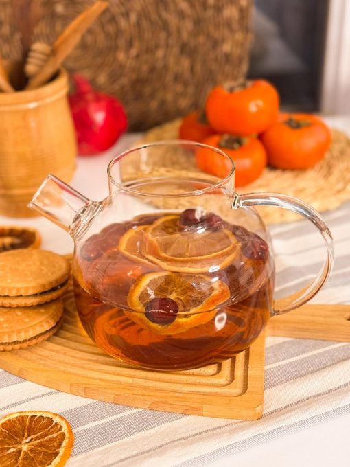 قوری پیرکس درب بامبو 1000 میل کد محصول c111274