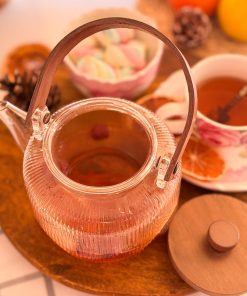 قوری پیرکس دسته چوبی 1000 میل کد محصول :c111300