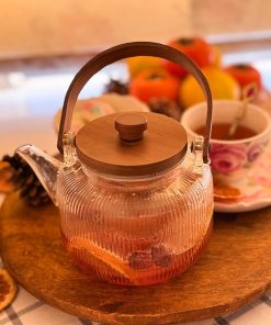 قوری پیرکس دسته چوبی 1000 میل کد محصول :c111300