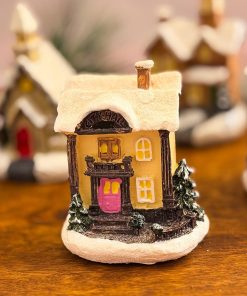 کلبه چراغدار کریسمسی در 4 طرح مختلف کد C111321