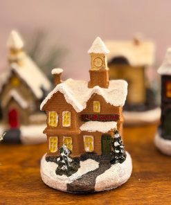 کلبه چراغدار کریسمسی در 4 طرح مختلف کد C111321