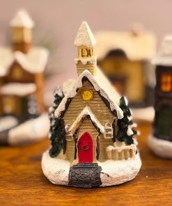 کلبه چراغدار کریسمسی در 4 طرح مختلف کد C111321