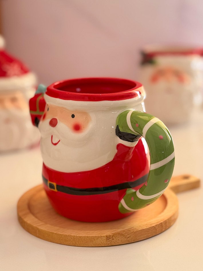 ماگ سرامیکی بابانوئل کادو به دست کدd11950