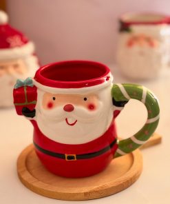 ماگ سرامیکی بابانوئل کادو به دست کدd11950