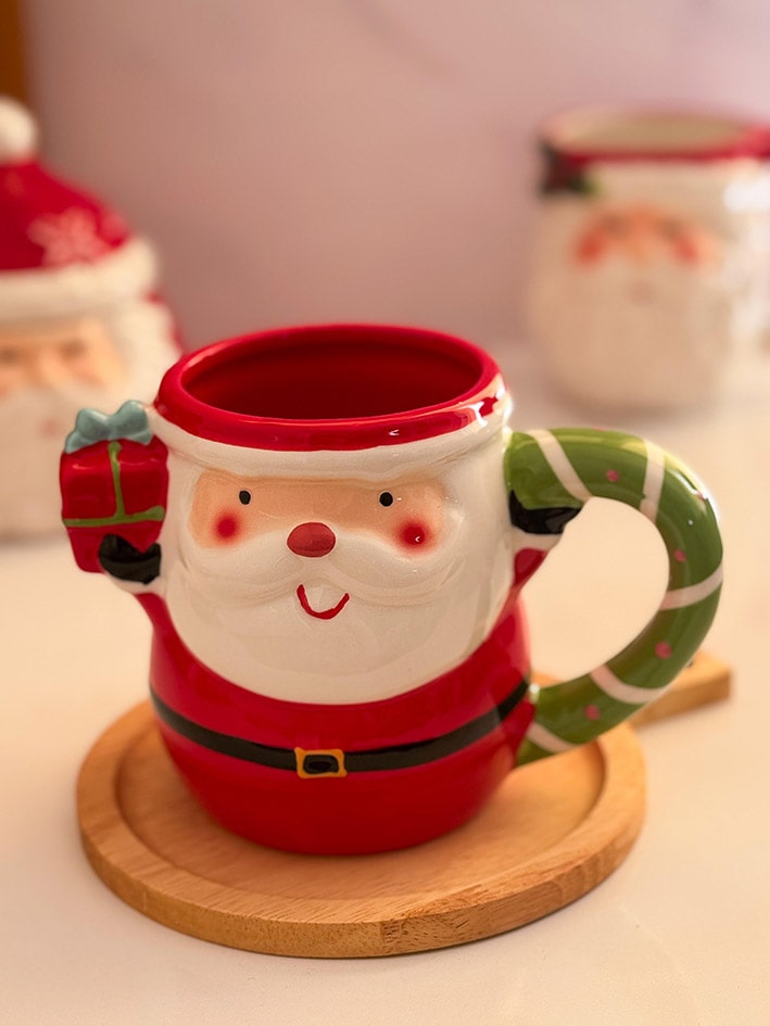 ماگ سرامیکی بابانوئل کادو به دست کدd11950