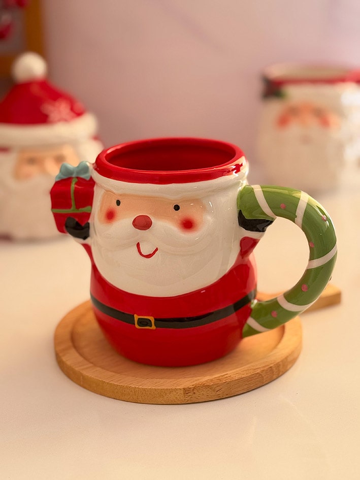 ماگ سرامیکی بابانوئل کادو به دست کدd11950