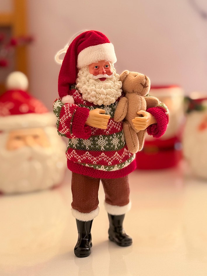 ماکت اروپایی بابانوئل 17 سانتی کد d11966