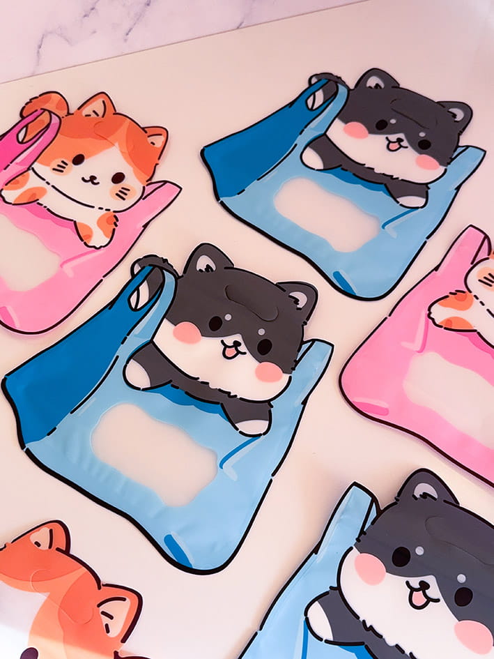 زیپ کیپ طرح گربه کد zp111160