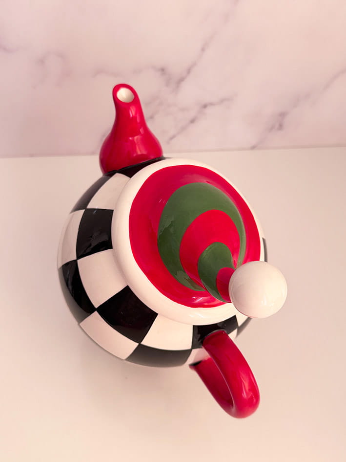 قوری فانتزی طرح شطرنجی کد G111150