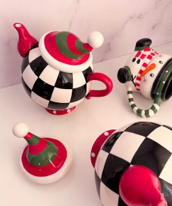 قوری فانتزی طرح شطرنجی کد G111150