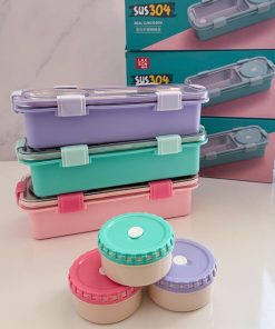 لانچ باکس 750 میل واشر دار کد e001115