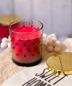 شمع با طرح و رایحه هندوانه
